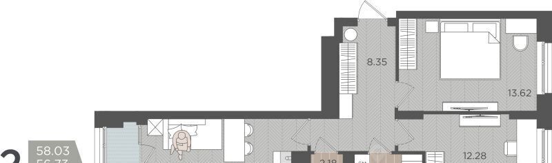 квартира г Калининград р-н Московский ул Батальная 65б фото 1