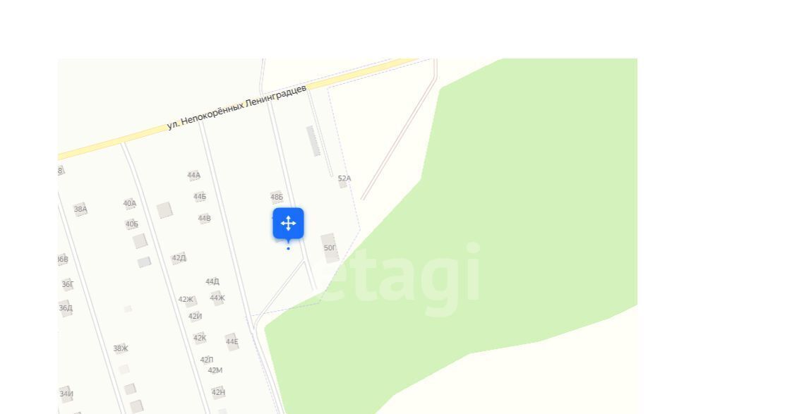 земля г Калуга р-н Октябрьский ул Непокорённых Ленинградцев 48в фото 2