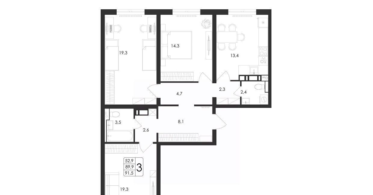 квартира г Воронеж р-н Центральный ул Загоровского 5/3 фото 1