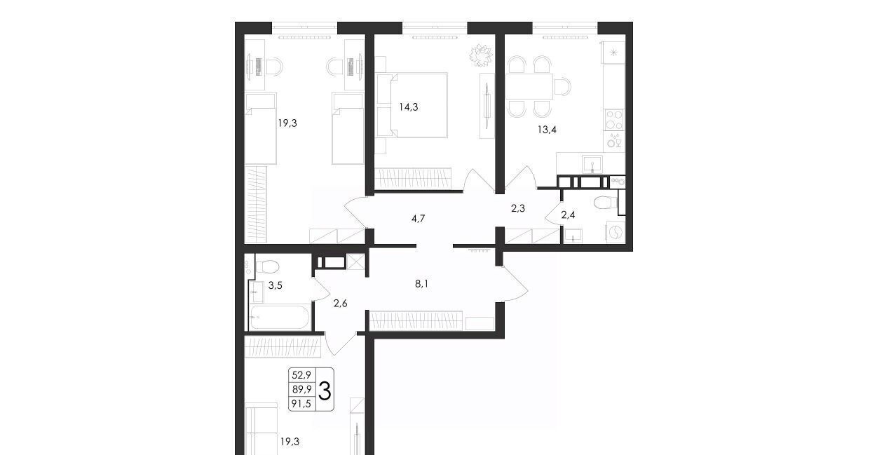 квартира г Воронеж р-н Центральный ул Загоровского 5/3 фото 1