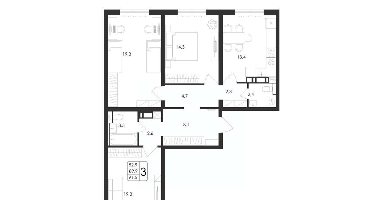 квартира г Воронеж р-н Центральный ул Загоровского 5/3 фото 1