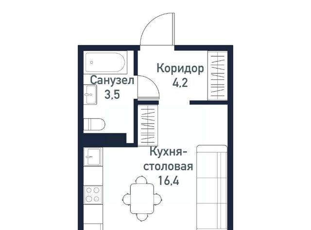 квартира п Пригородный Кременкульское с/пос, Парковый Премиум жилой комплекс фото