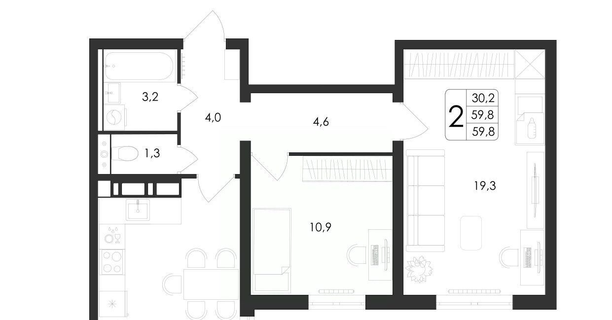 квартира г Воронеж р-н Центральный ул Загоровского 5/3 фото 1