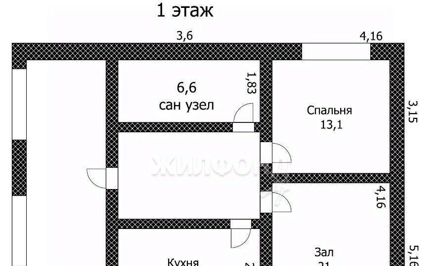 дом г Барнаул р-н Индустриальный ул Черничная фото 37