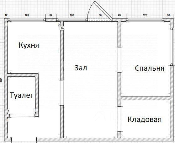 квартира г Новосибирск р-н Центральный ул Писарева 20 фото 2