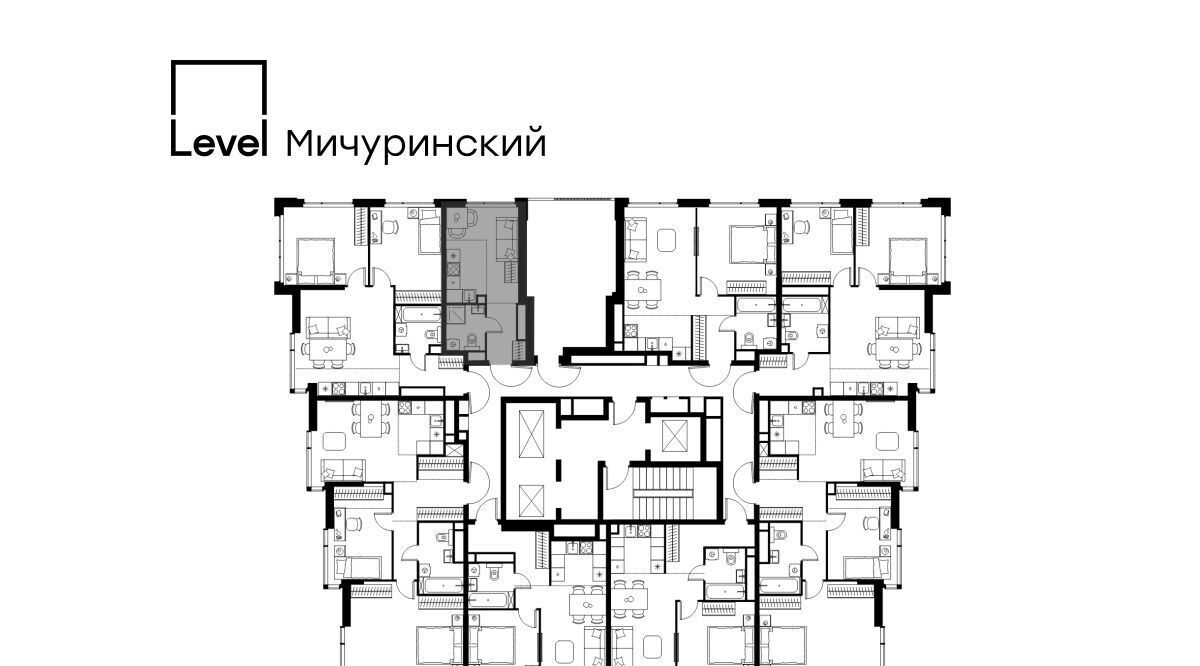 квартира г Москва метро Мичуринский проспект ЖК Левел Мичуринский фото 2