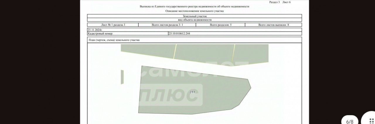 земля р-н Надеждинский п Соловей Ключ снт Актинидия 61А фото 4