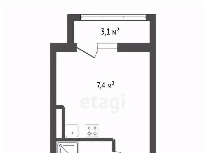 квартира г Уфа р-н Калининский ул Коммунаров 5 фото 21