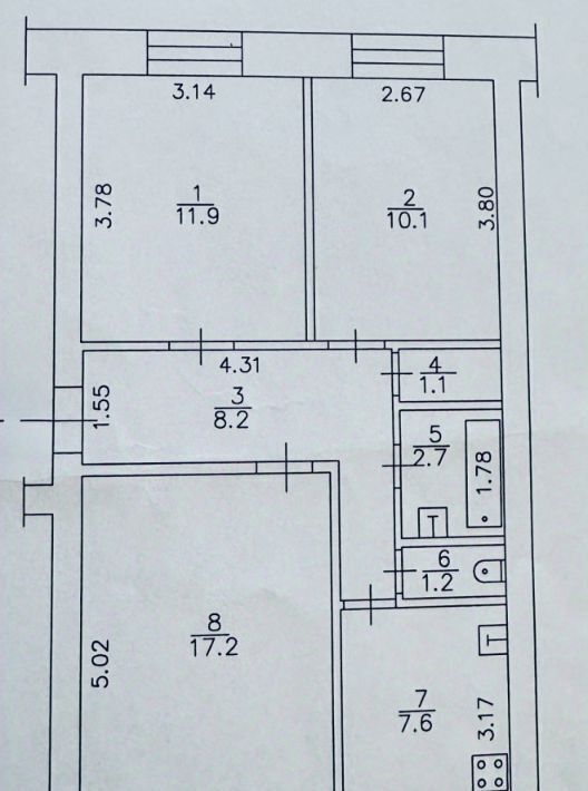 квартира г Киров р-н Ленинский ул Сурикова 22в фото 30