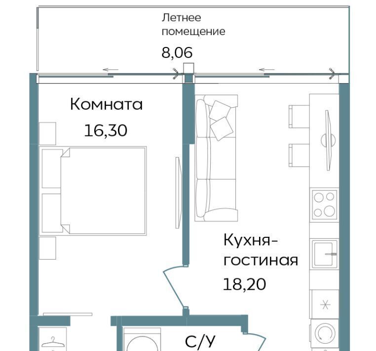 квартира г Саки ул Морская фото 1