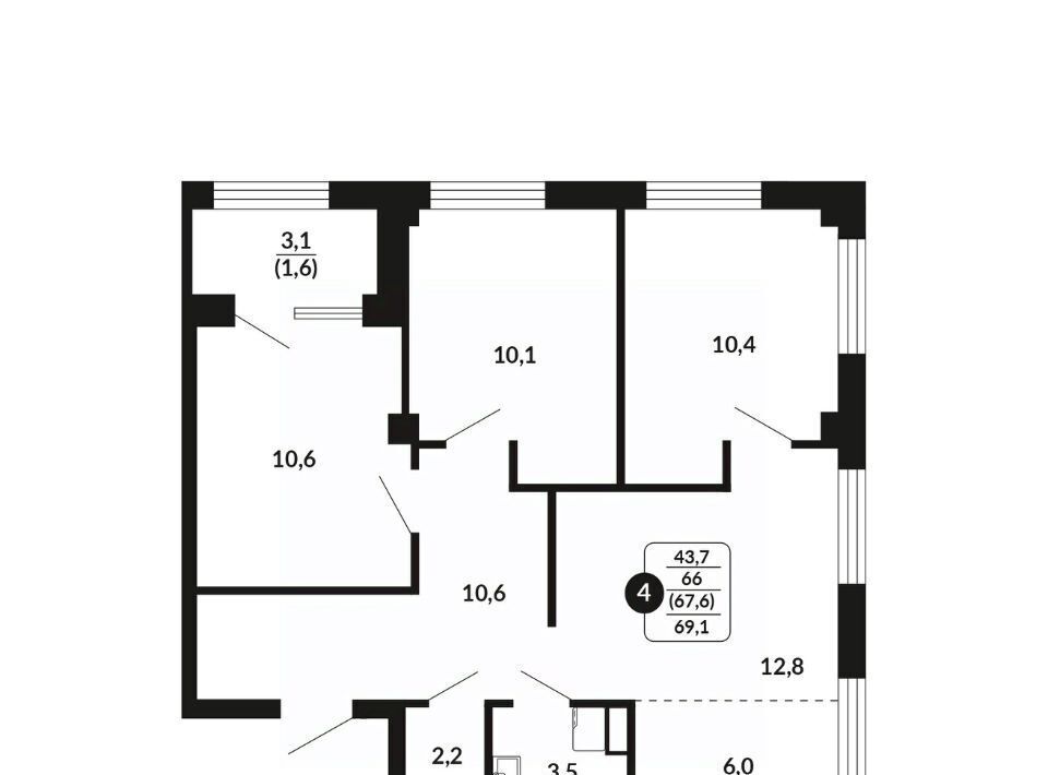 квартира г Киров р-н Ленинский проезд Хлебозаводской 2 фото 1
