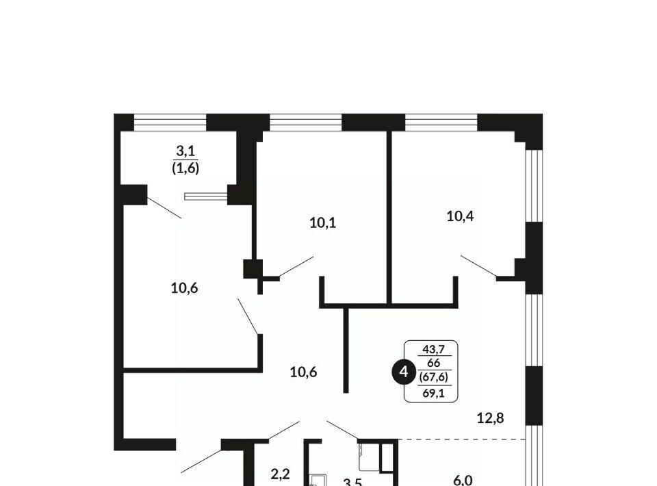 квартира г Киров р-н Ленинский проезд Хлебозаводской 2 фото 1