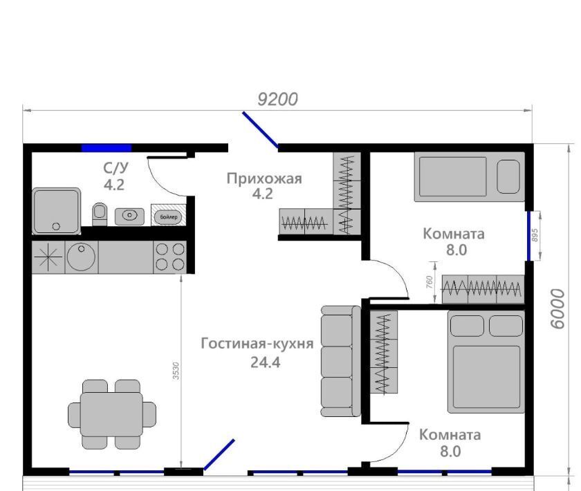 дом р-н Приозерский Раздольевское с/пос, Центральное Раздолье кп, ул. Солнечная, 10 фото 36