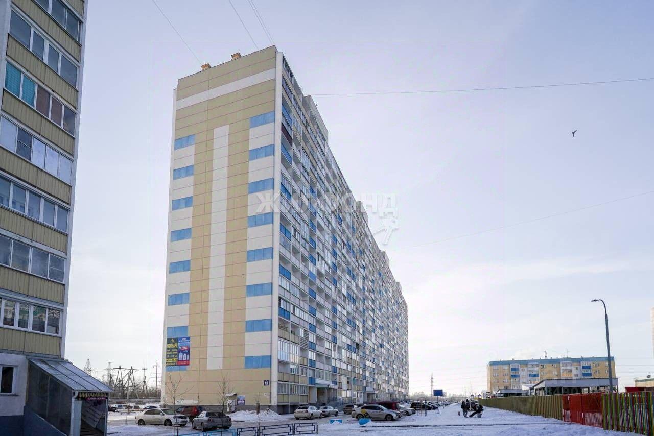 квартира г Новосибирск р-н Кировский Затулинский ул Виктора Уса 15/2 микрорайон «Акатуйский» жилмассив фото 25
