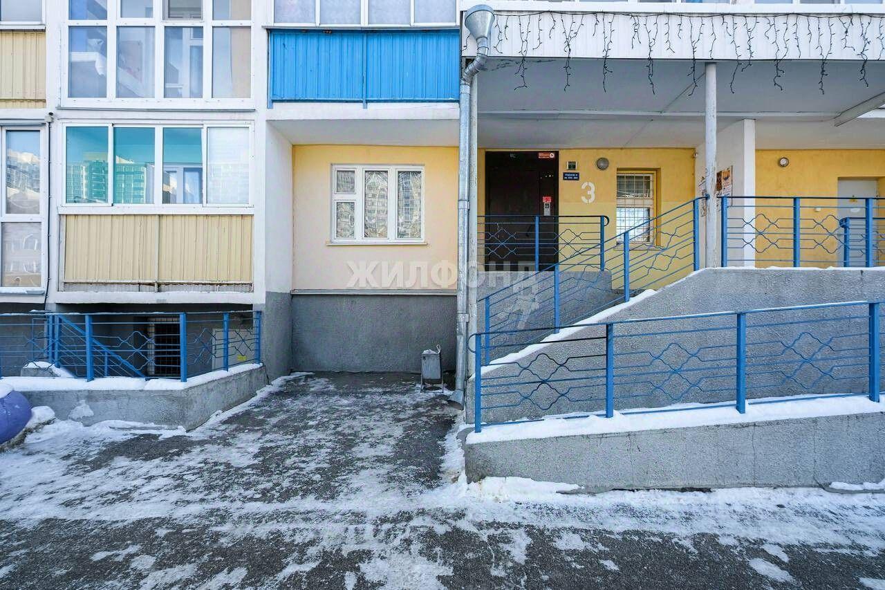 квартира г Новосибирск р-н Кировский Затулинский ул Виктора Уса 15/2 микрорайон «Акатуйский» жилмассив фото 26