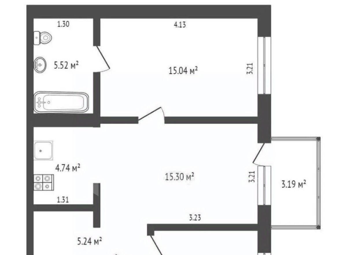 квартира г Тюмень р-н Центральный ул Газовиков 40 фото 2