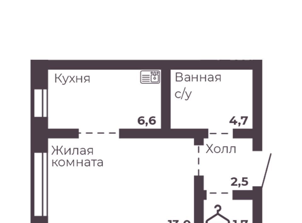 квартира г Челябинск р-н Тракторозаводский пр-кт Ленина 1 фото 1