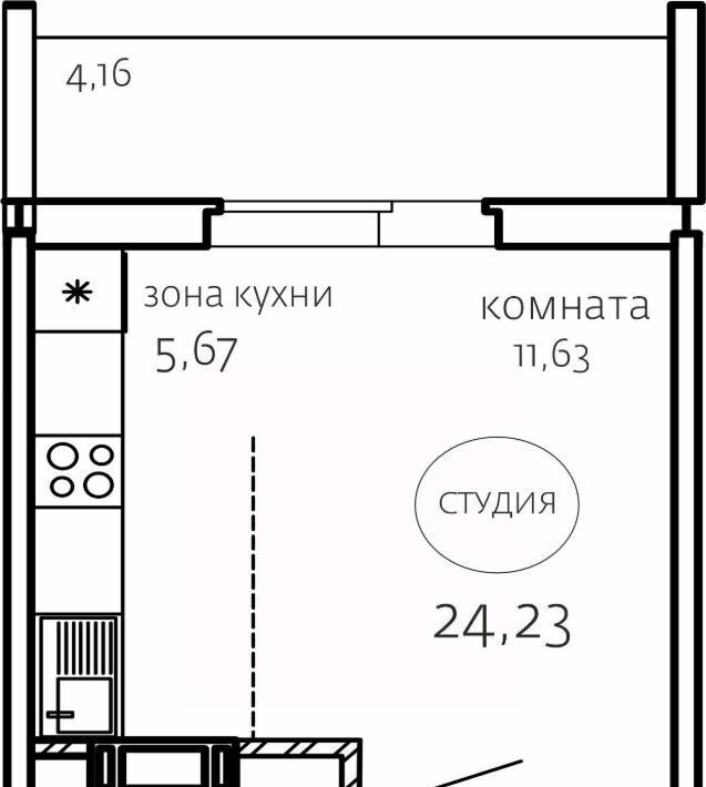 квартира г Челябинск р-н Курчатовский ул Маршала Чуйкова 26 фото 1