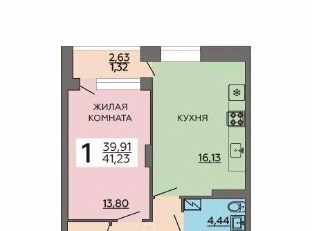 квартира г Воронеж р-н Коминтерновский ул Независимости 78к/1 ЖК «Галактика 2|3» фото 1