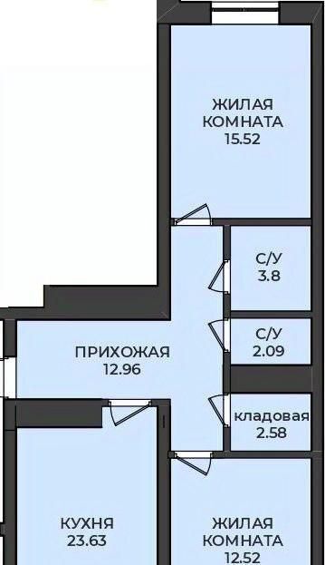 квартира г Оренбург р-н Ленинский ул Ильи Глазунова 8/1 фото 1