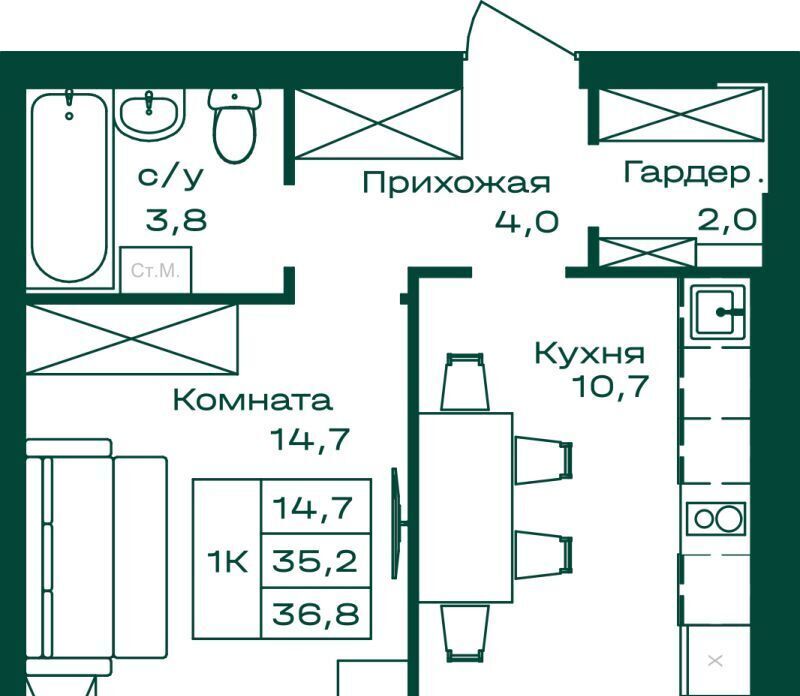 квартира р-н Майминский с Майма фото 1