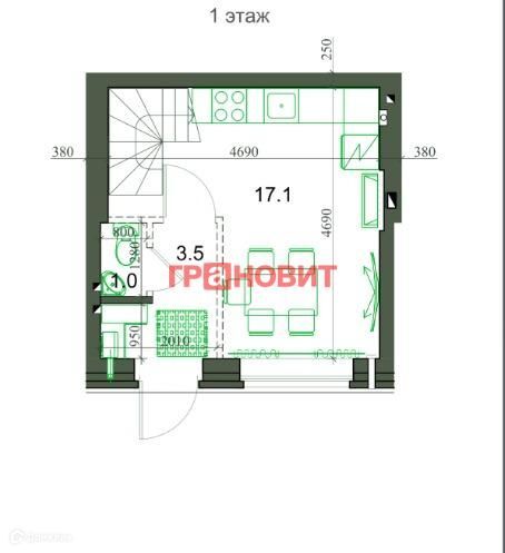 квартира р-н Новосибирский п Элитный Берёзки микрорайон, 185 фото 6