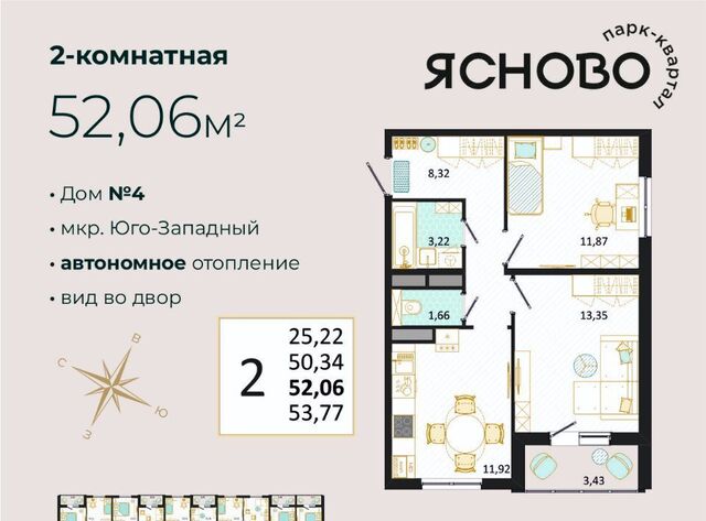 р-н Засвияжский микрорайон «Юго-Западный» Ясново кв-л фото