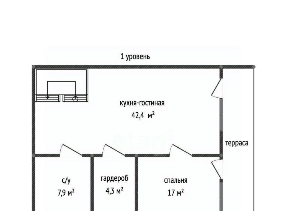 квартира г Геленджик Толстый мыс ул Крымская 3к/4 фото 1