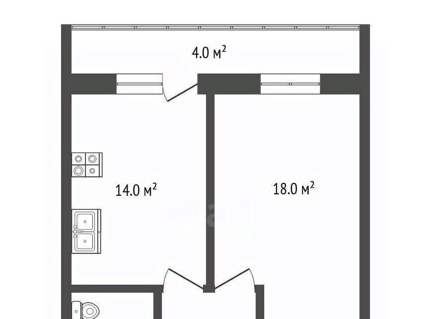 квартира г Новый Уренгой мкр Дружба 4/2 фото 2