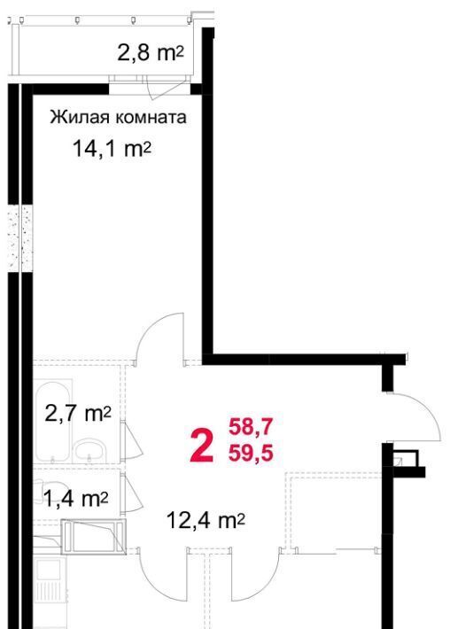 квартира г Подольск микрорайон Красная Горка ул Садовая 14 фото 1