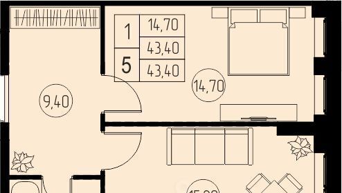 квартира г Пушкино ЖК 31 квартал Медведково фото 1