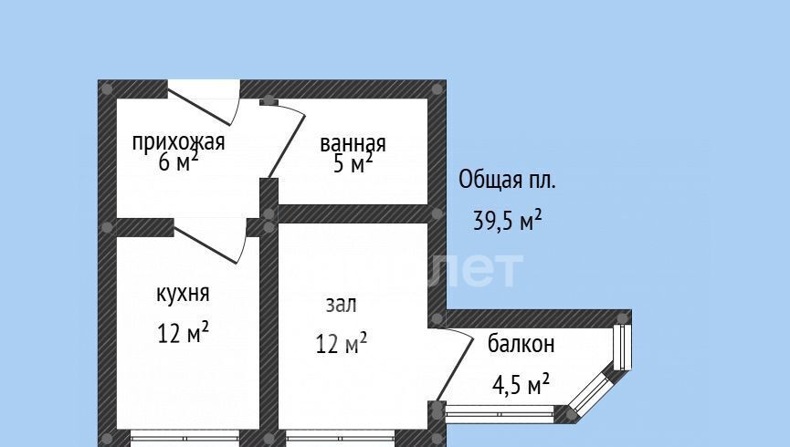 квартира г Каспийск пр-кт М.Омарова 2а фото 2