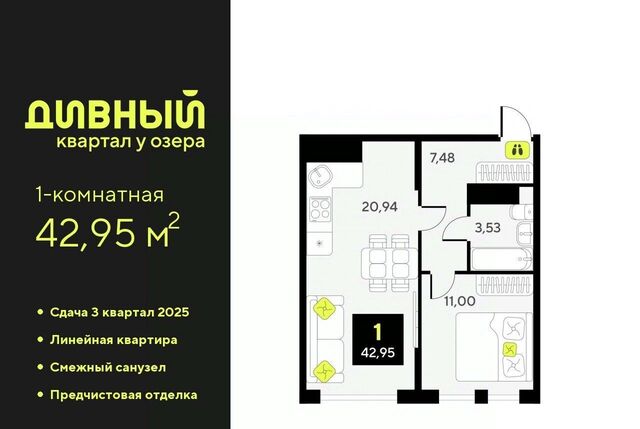 р-н Центральный ЖК Дивный Квартал у Озера фото
