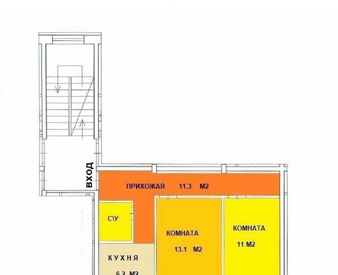 квартира г Архангельск р-н округ Варавино-Фактория ул Воронина В.И. 31к/1 фото 2