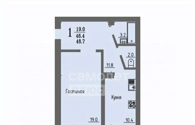 квартира г Воронеж р-н Центральный ул Академика Конопатова 11 ЖК «Спутник» фото 2