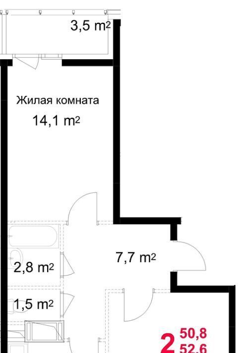 квартира г Подольск микрорайон Красная Горка ул Садовая 14 ЖК «на ул. Садовая, 14 (Красная Горка)» фото 1