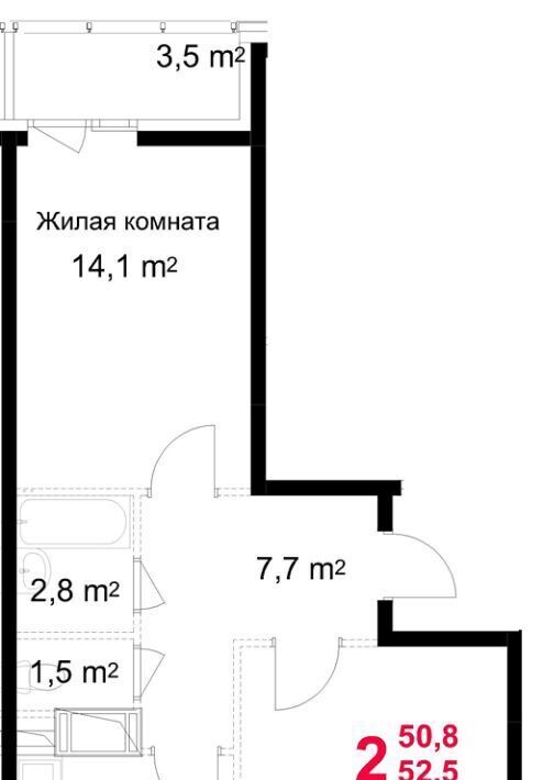 квартира г Подольск микрорайон Красная Горка ул Садовая 14 фото 1