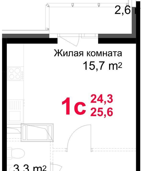 квартира г Подольск микрорайон Красная Горка ул Садовая 14 фото 1