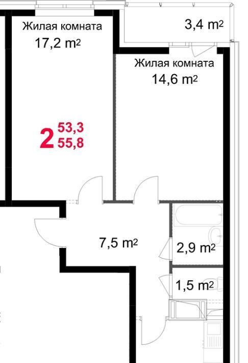 квартира г Подольск микрорайон Красная Горка ул Садовая 14 фото 1