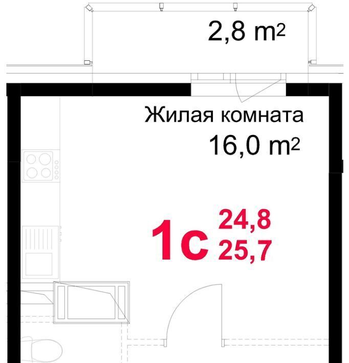 квартира г Подольск микрорайон Красная Горка ул Садовая 14 фото 1