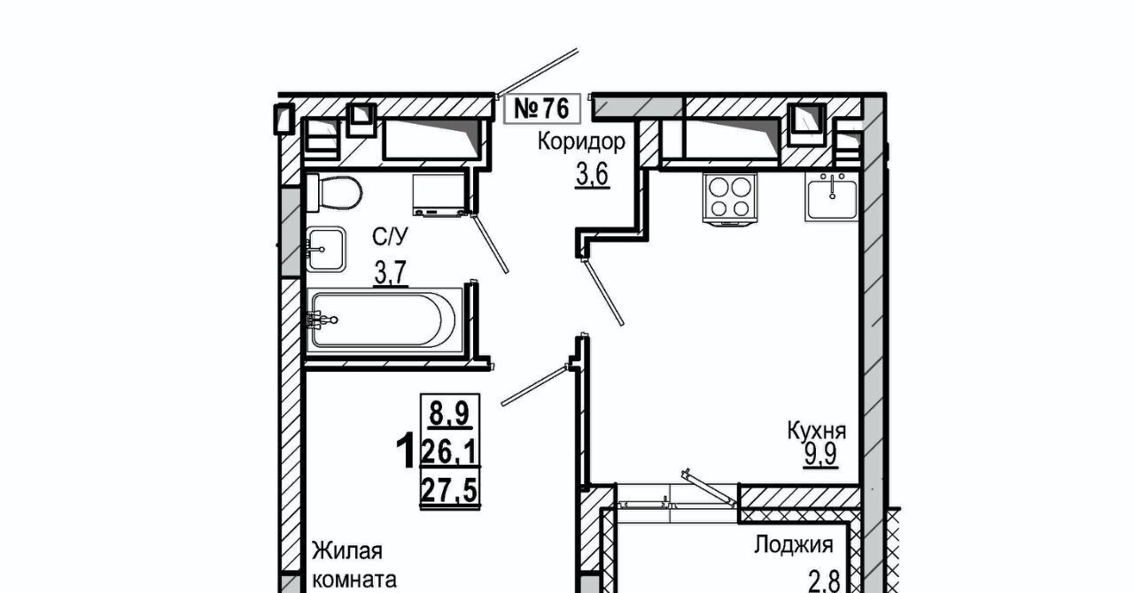 квартира г Дзержинск 56-й кв-л фото 1