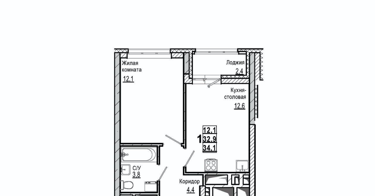 квартира г Дзержинск 56-й кв-л фото 1