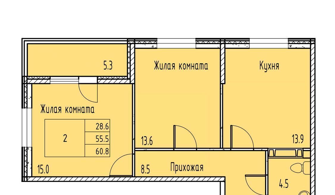 квартира г Ростов-на-Дону р-н Советский пр-кт Маршала Жукова 18/1 фото 1