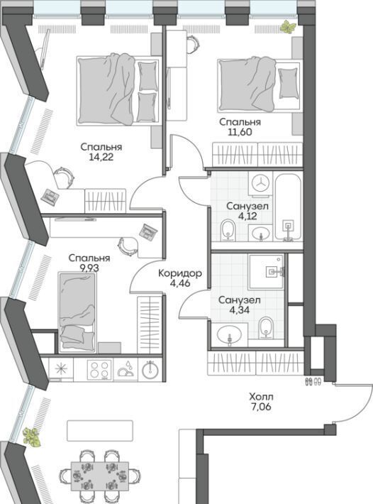 квартира г Москва метро Тульская ул Автозаводская 24к/1 фото 1