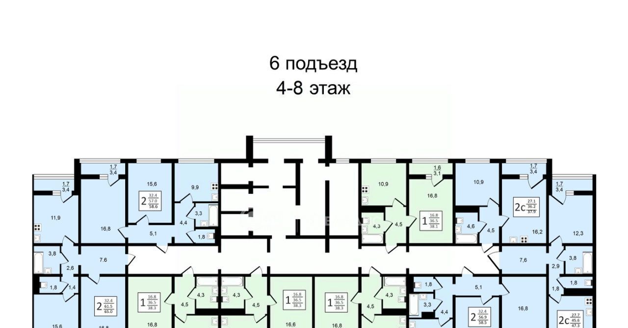 квартира г Воронеж р-н Центральный ул Пескова 8 фото 25