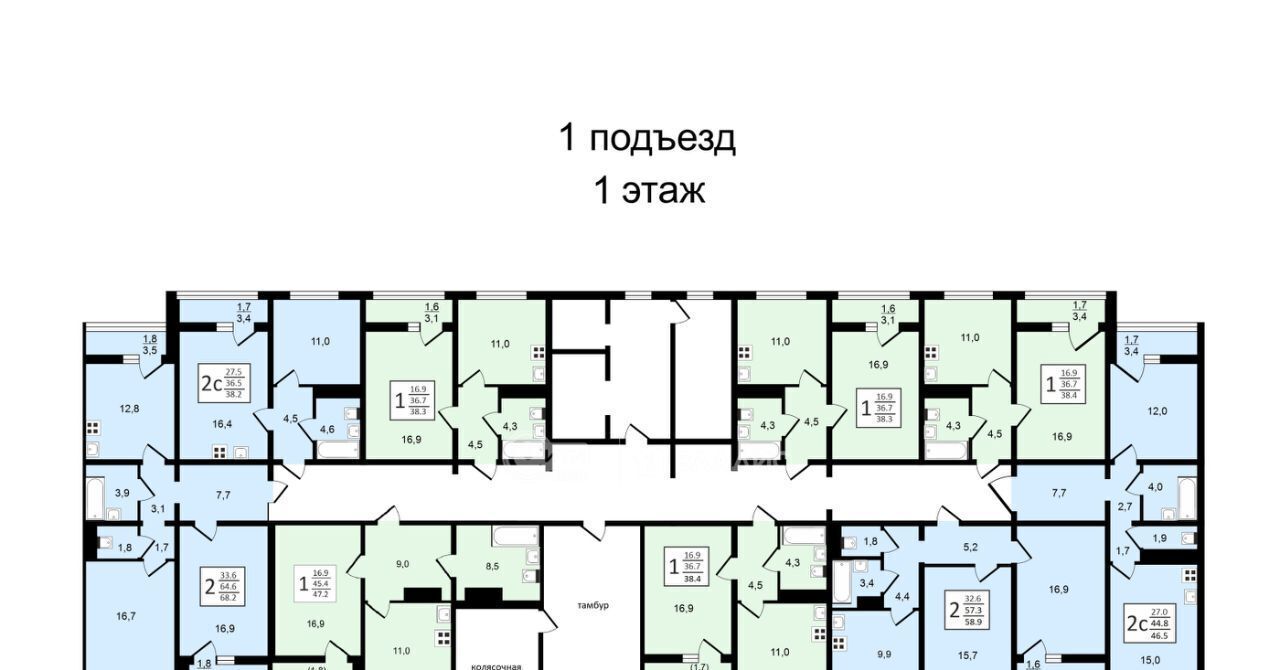 квартира г Воронеж р-н Центральный ул Пескова 8 фото 9