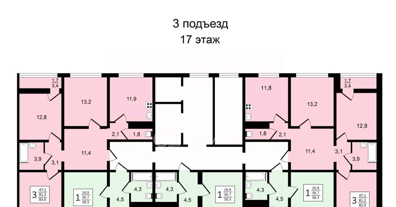 квартира г Воронеж р-н Центральный ул Пескова 8 фото 15