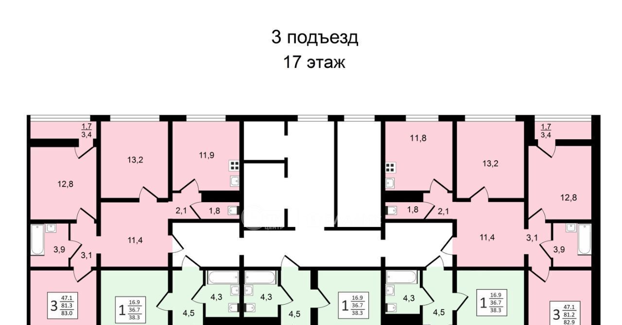 квартира г Воронеж р-н Центральный ул Пескова 8 фото 13