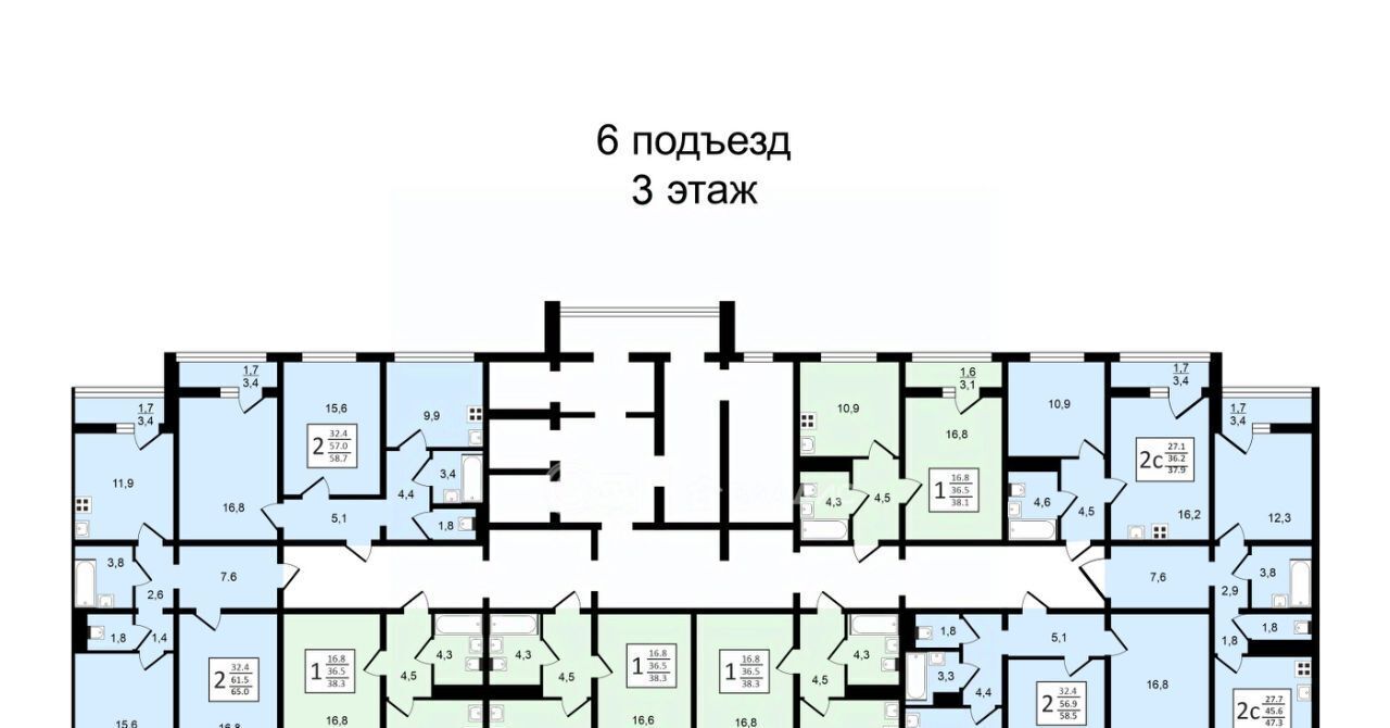 квартира г Воронеж р-н Центральный ул Пескова 8 фото 24