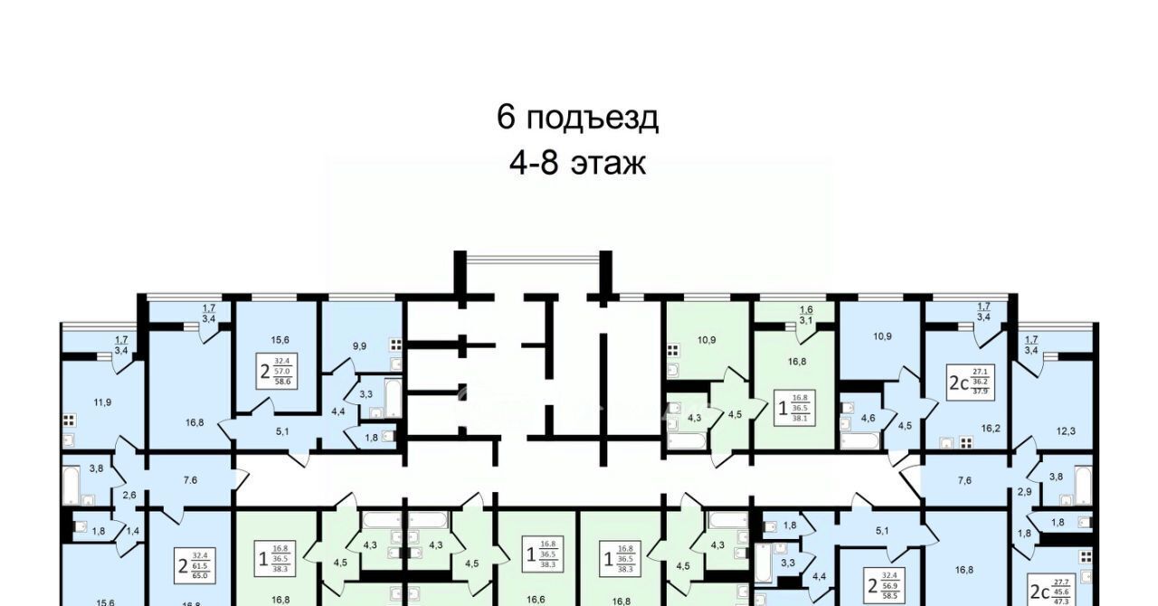 квартира г Воронеж р-н Центральный ул Пескова 8 фото 23